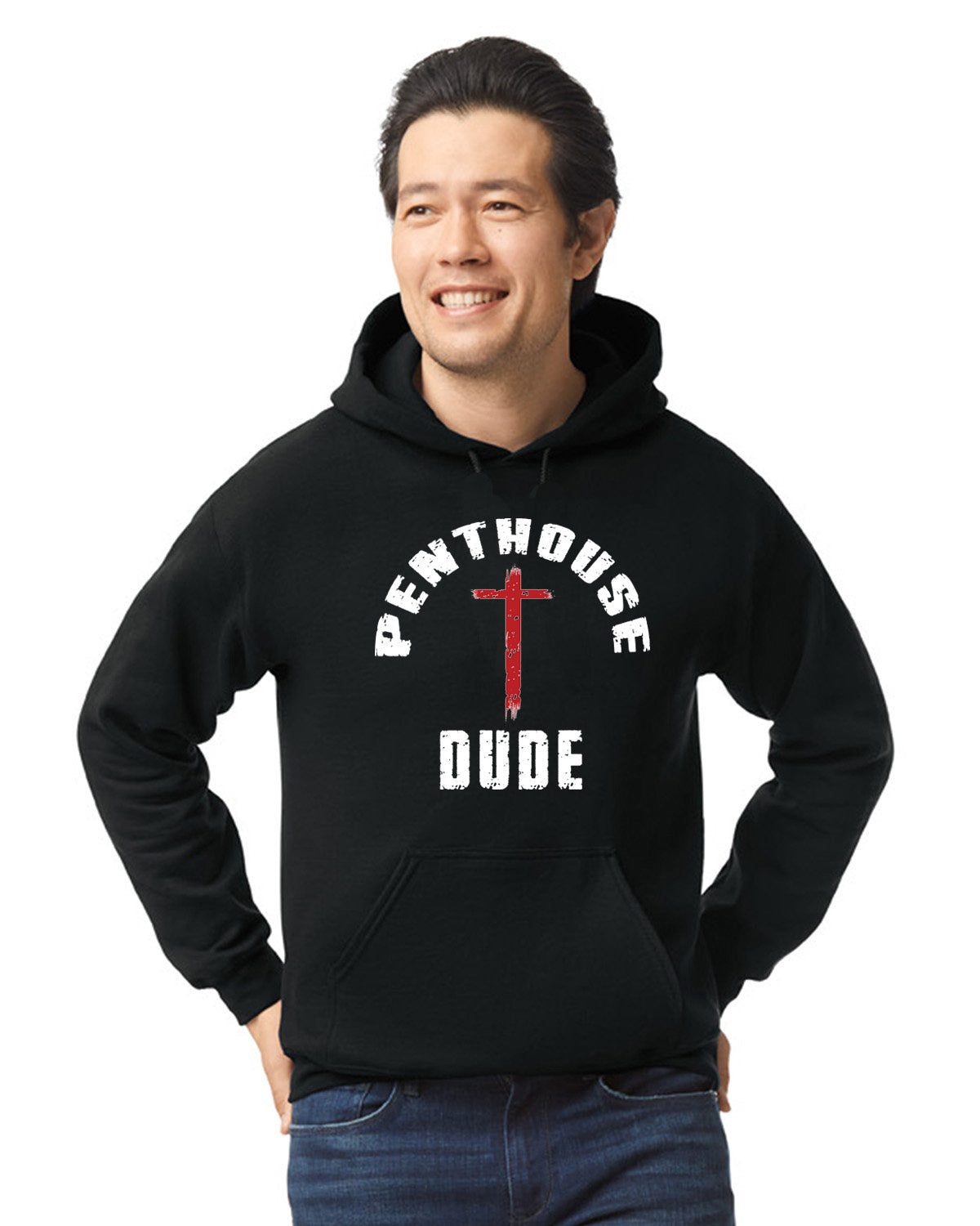 Penthouse Dude Arched Hoodie