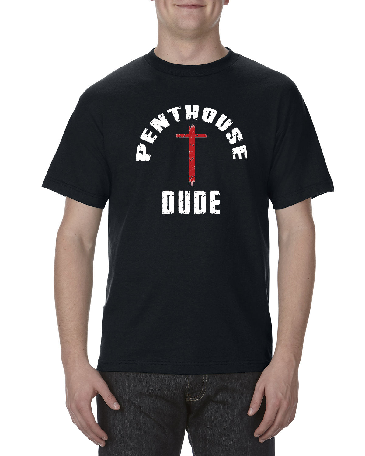 Penthouse Dude Arched Tee